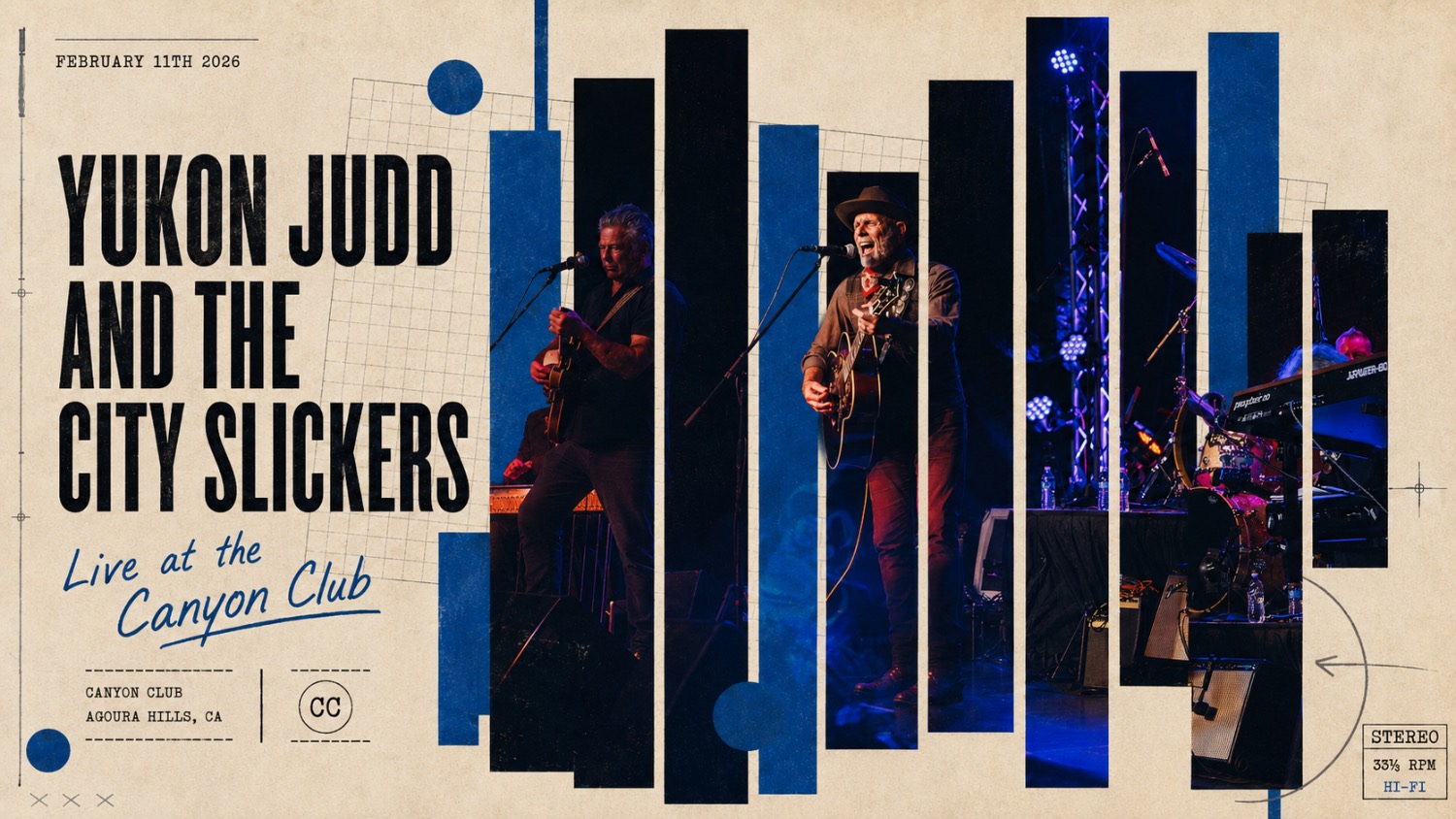 Yukon Judd and the City Slickers — Live at the Canyon Club, Agoura Hills, February 11 2026